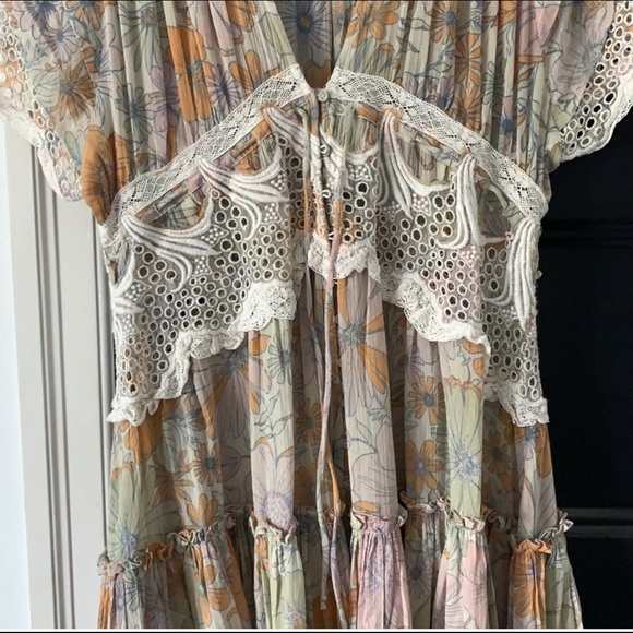 Free people field of dreams top/dress in ivory - Picture 4 of 5